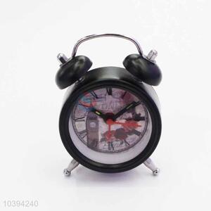 Rose and Tower Pattern Alarm Clock/Table Clock