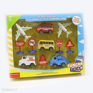 Fashion Style Cartoon Toy Car Set for Kids