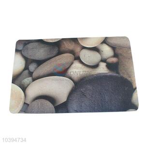 Best Selling Stone Printed Pvc Bottom Door Mat