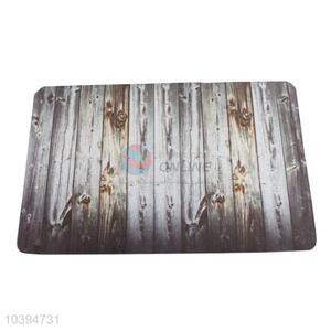 Wood Printed Pvc Bottom Door Mat With Good Quality