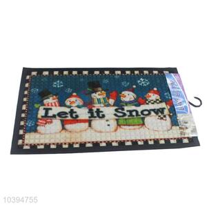 Wholesale China Supply Snowman Printed Bath Carpet