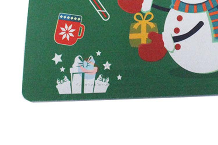 Factory Price High Quality Snowman Printed Door Carpet