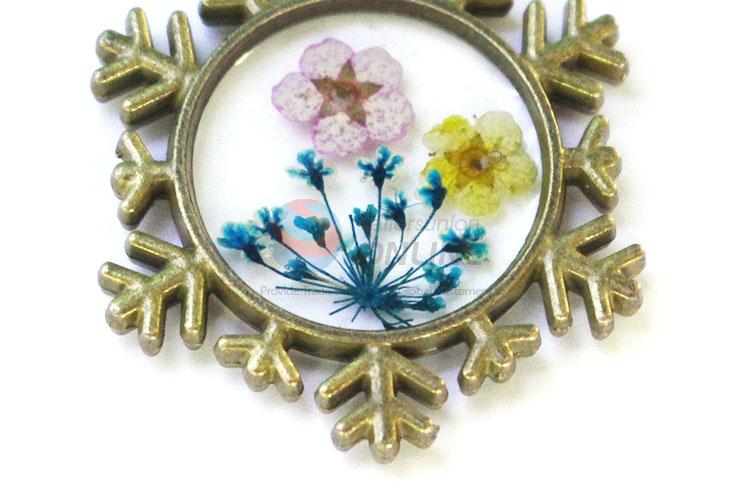 New Design Retro Style Real Flower Pendant