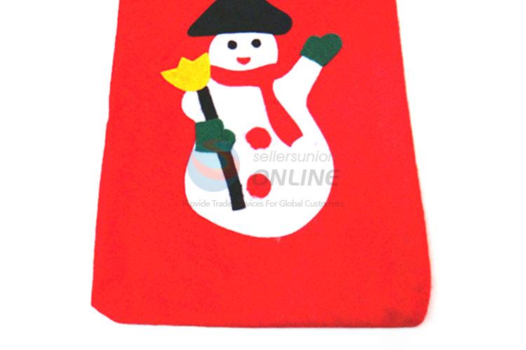 Cute Snowman Pattern Christmas Shopping Bag Nonwoven Bags