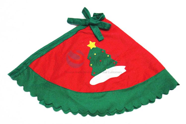 High Quality Green Edge Nonwovens Christmas Tree Skirt