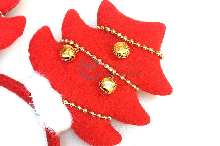 Creative Design Christmas Tree Hair Clasp With Bell