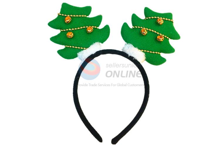 Creative Design Christmas Tree Hair Clasp With Bell