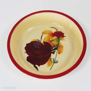 High sales daily use flower pattern melamine bowl