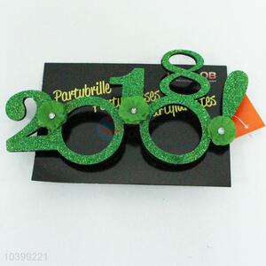 Green 2018 pattern cool party glasses