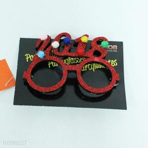 Popular top quality red 2018 pattern party glasses