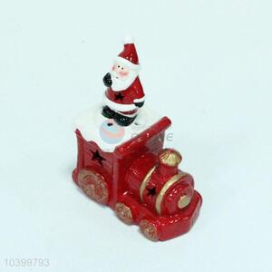 Christmas ceramic decorative santa crafts