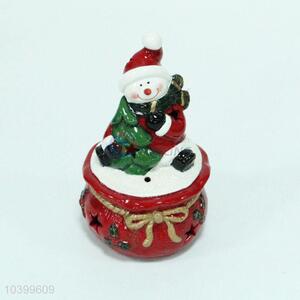 New Products Christmas Snowman Porcelain Craft