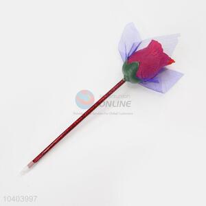 Factory Excellent Rose Head Craft Gifts Ballpoint Pen For Students