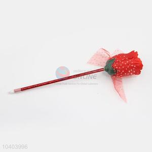 Factory Sale Rose Head Children Plastic Craft Ballpoint Pen