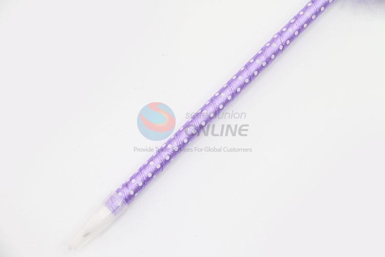 China Manufacturer Plush Butterfly Creative Craft Ballpoint Pen School Stationery