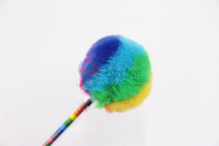 Bottom Price Beautiful Gifts Feather Pen Hairball Gel Ink Pen