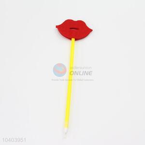 Low Price Novelty Fashionable Red Lip Head Ballpoint Pen