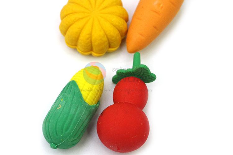 Factory Supply Vegetable Design Eraser for Student