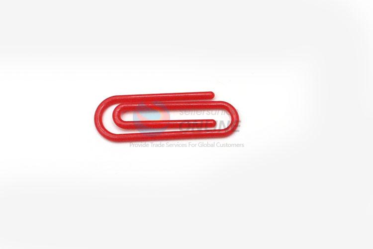 Quality Large Size Plastic Paper Clips in Assorted Colors