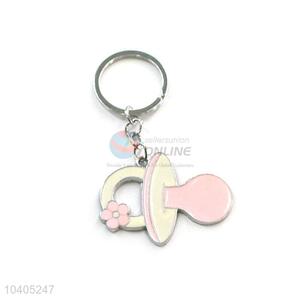 Hot Sale Pacifiers Shape Zinc Alloy Keychain