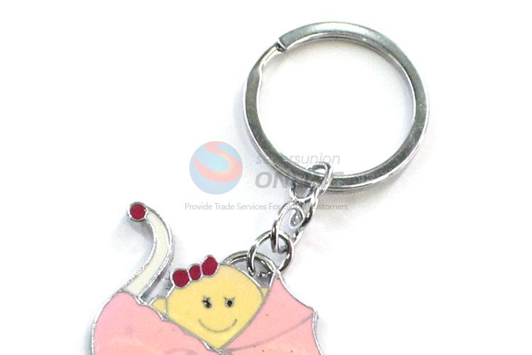 Popular Baby Strollers Shape Key Ring Colorful Keychain