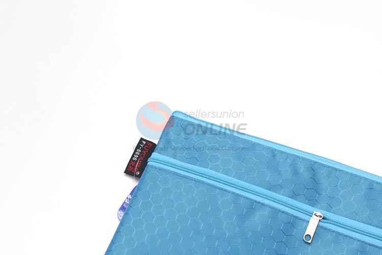 Top quality A4 zipper file bag pvc waterproof zipper document bag