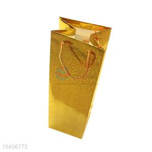 Competitive price hot selling laser laminated wine <em>bags</em> with <em>handles</em>