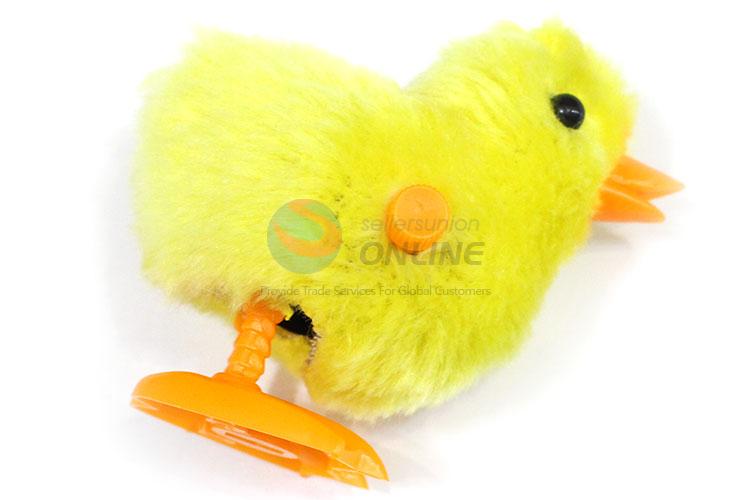 Cute Design Plush Little Duck On Chain Jumping Toy