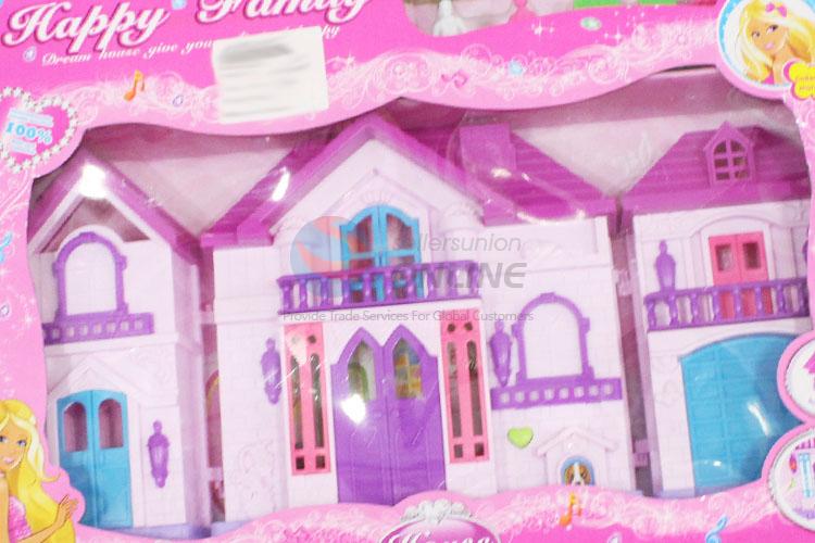 New Design Villa Model Fancy Toy Set With Light And Music