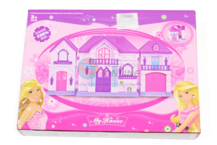 Colorful Happy Family Villa Model Plastic Fancy Toy Set