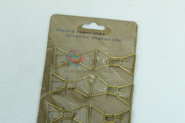 Wholesale best cheap 8pcs butterfly shape paper clips