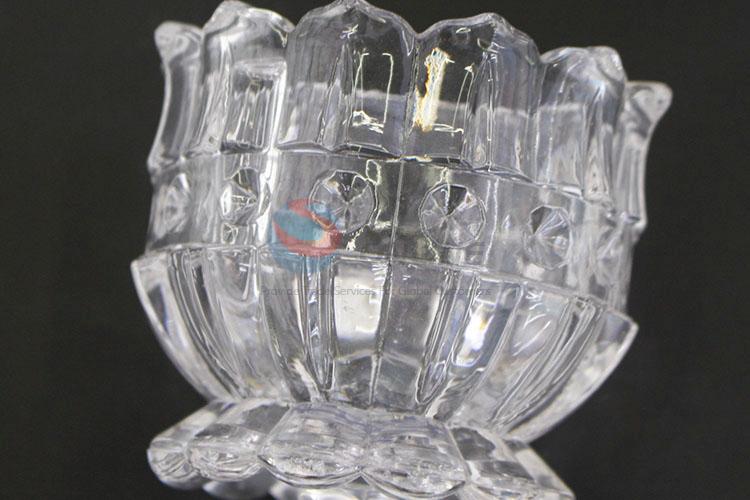 Crystal glass candy pot sugar jar