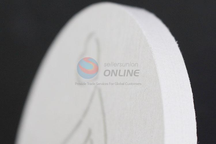 Wholesale eco-friendly fast drying diatomite round cup mat