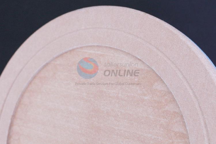 Round shaped diatomaceous earth cup mat