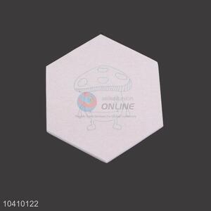 Factory sale hexagon shape diatom ooze cup coaster