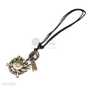 Wholesale China Supply Cowhide Cord Hiphop Punk Pendent Necklace