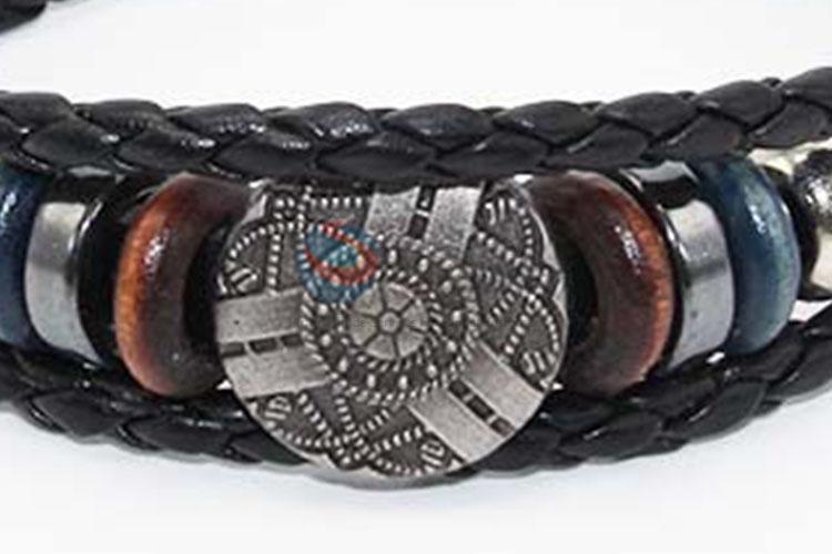 Fashion Style Braided Leather Bracelet