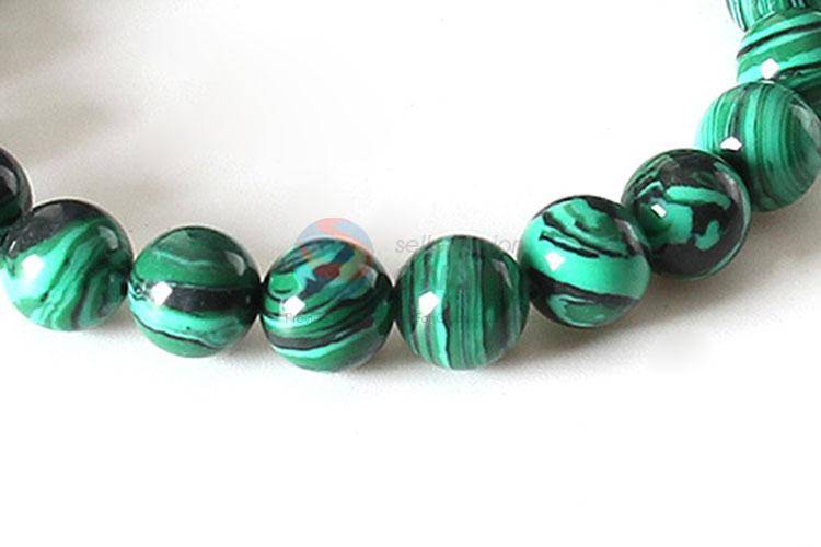 Promotional Green Jewelry Beads Natural Gemstone Bracelet