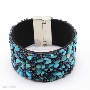 Hot Sale Women Trendy Jewelry Bangle Snap On Bracelet