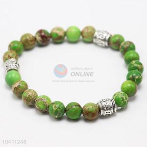 China Supplies Wholesale Green Natural Crystal Bracelet For Women