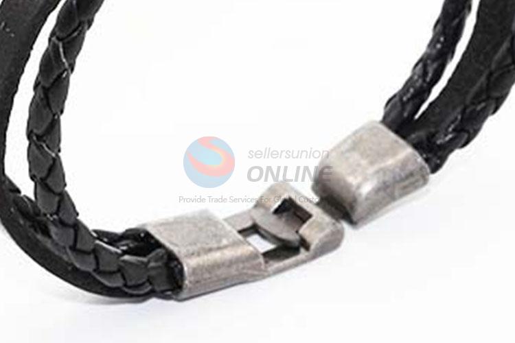 Wholesale New Fashion Mens Leather Bracelet