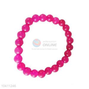 Latest Style Pink jewelry Beads Natural Crystal Wristband