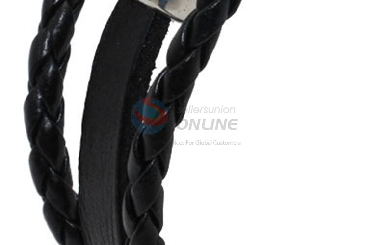 Wholesale New Fashion Braided Leather Bracelet For Men