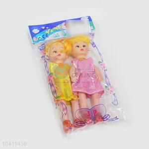 2pcs 9 Cun Little Girls <em>Dolls</em> Set