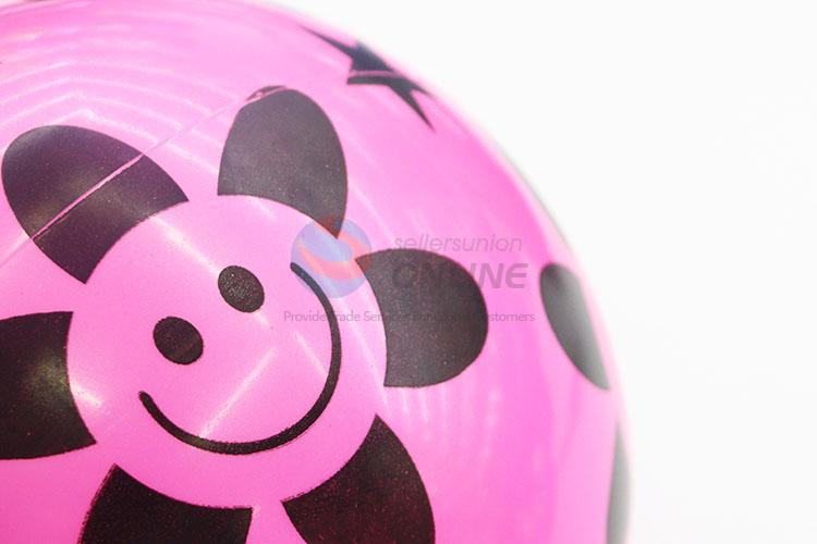 Cute Flowers Pattern Inflate Beach Ball Water Game Toy