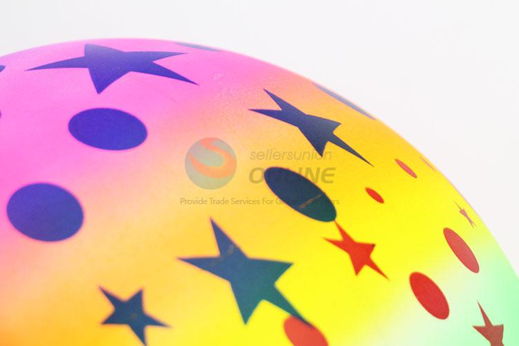 Star printed swimming pool game pvc toys ball