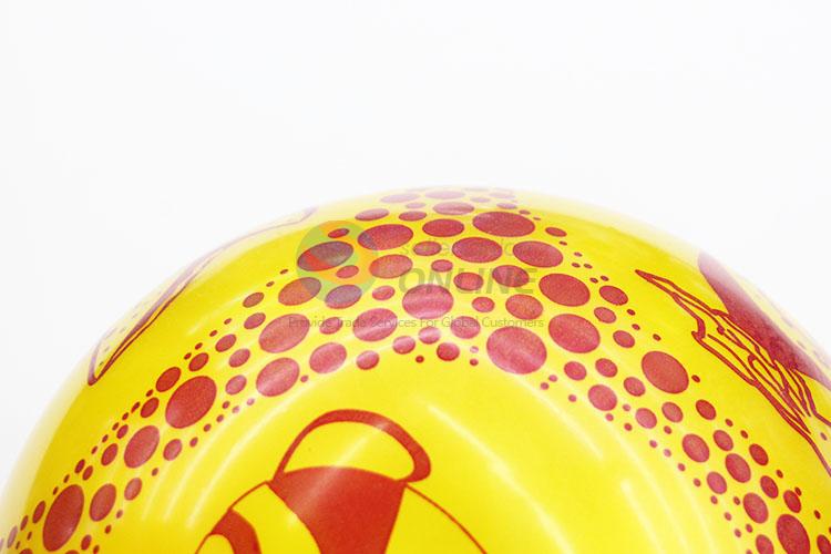 Fish printed inflatable beach ball PVC toy ball