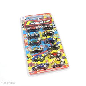 High Quality 12pcs Pull-back Formula Cars for Sale