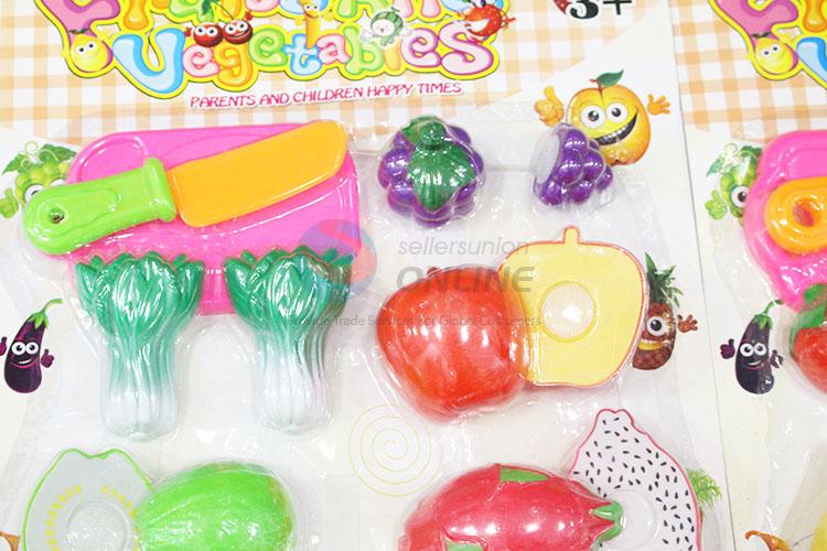 New Arrival Preschool Kids Fruits and Vegetables Kitchen Pretend Play Set