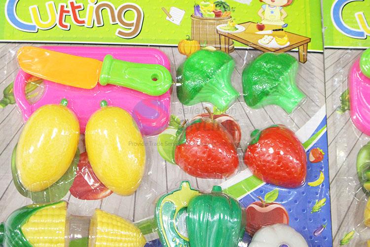 Factory Direct Artificial Plastic Fruits and Vegetables Pretend Cutting Playing Games